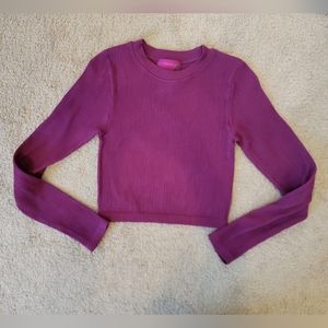 Forever21 Pantone Ribbed Cropped Top